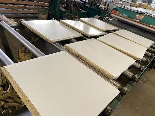 Купить Шерсти утеса внутренней спальни панелей стены ядровой изоляции составные Производство в сети